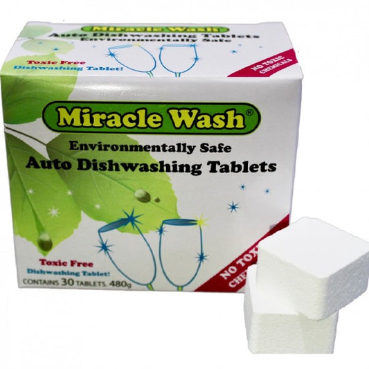 Miracle Wash Eco Dishwashing Tablets (30 Tablets)