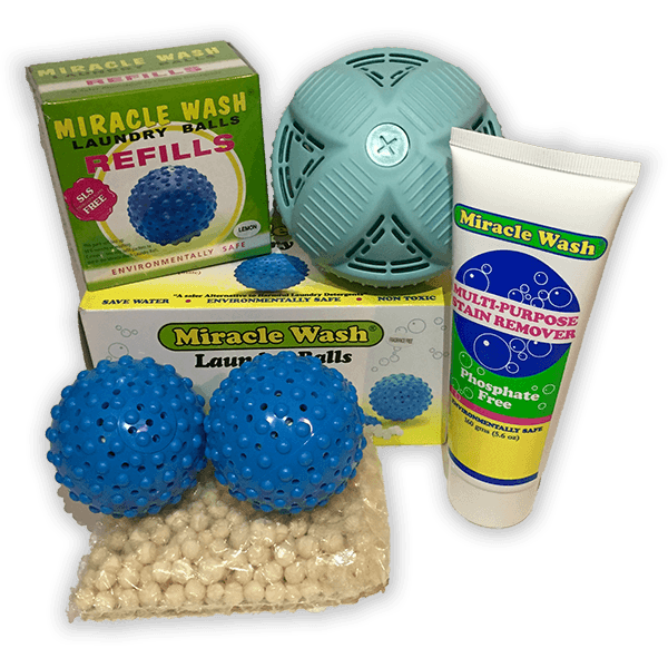 Miracle Wash 12 Month Laundry Ball Kit