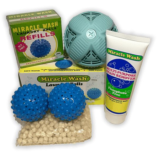 Miracle Wash 12 Month Laundry Ball Kit